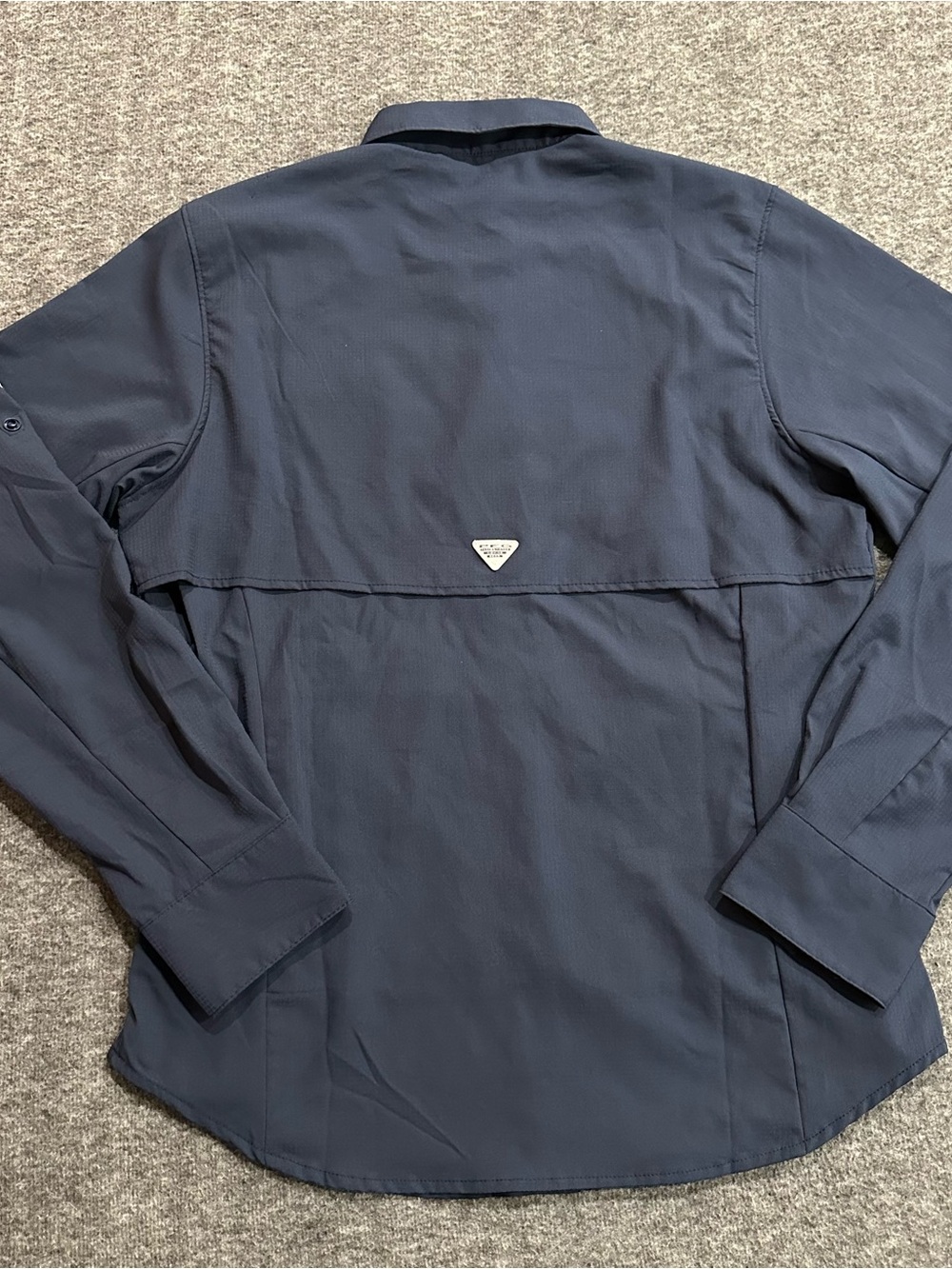 Columbia PFG Women's Omni-Shade Navy Long Sleeve Fishing Shirt Size Small - Picture 7 of 7